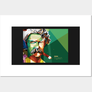 Mark Twain Pop Art Posters and Art